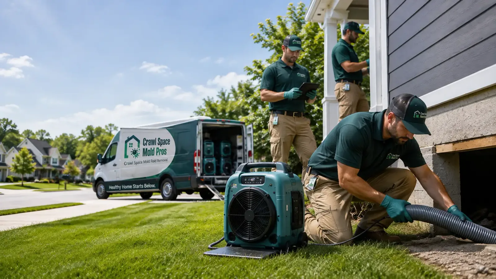 Crawl Space Mold Removal in Aurora, MN